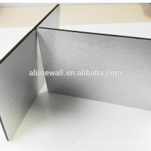 Brushed silver acm / acp cladding for building material price